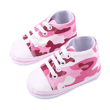 3 Colors Baby Sports Shoes Camouflage Pattern Boy Girl Soft Sole Working Shoes 0-12M UBY