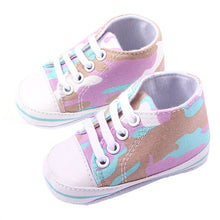 3 Colors Baby Sports Shoes Camouflage Pattern Boy Girl Soft Sole Working Shoes 0-12M UBY