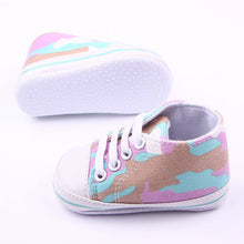 3 Colors Baby Sports Shoes Camouflage Pattern Boy Girl Soft Sole Working Shoes 0-12M UBY