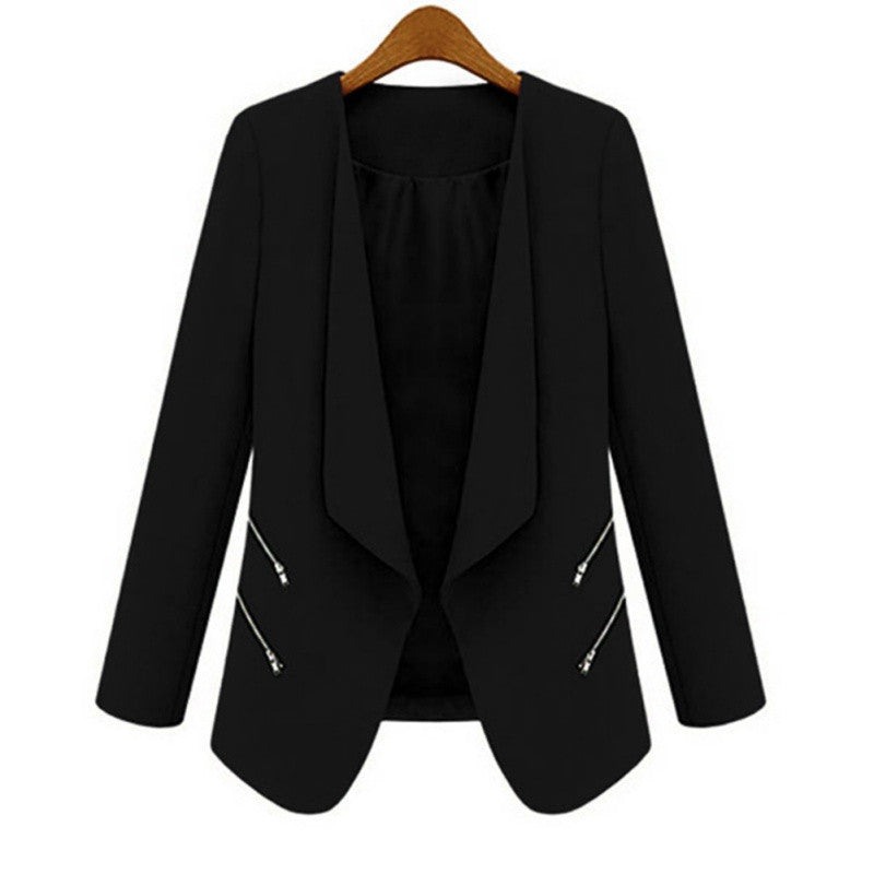 3 Colors OL Women's Long Sleeve Slim Lapel Blazer Suits Jackets Casual Open Coats Blazers Outwear Y8 UBY