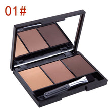 3 Colors Set Women Makeup Eyeshadow Palette Eyebrow Eye Shadow Powder Cosmetic New LZH7 UBY