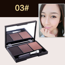 3 Colors Set Women Makeup Eyeshadow Palette Eyebrow Eye Shadow Powder Cosmetic New LZH7 UBY