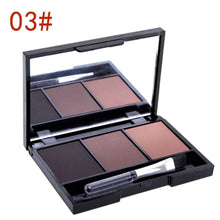 3 Colors Set Women Makeup Eyeshadow Palette Eyebrow Eye Shadow Powder Cosmetic New LZH7 UBY