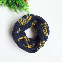 3 Colors Toddler Baby Boy Girls Warm Scarf Neckerchief Cat Pattern Imitation Cute Infant Scaves UBY
