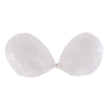 3 Colors Women Lace Flowers Self Adhesive Bra Silicone Bust Strapless Bra Lisa's Store UBY