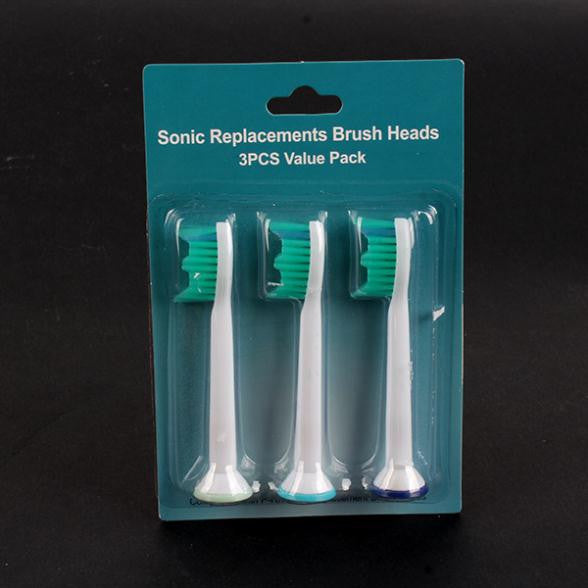 3 Pcs Brush Heads For Philips Sonicare ProResults Replacement Toothbrush HX6013UBY