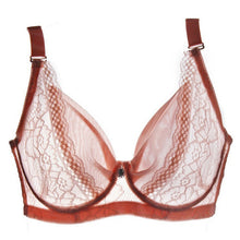 34 36 38 40 42 44 Cup B C D Women Thin Lace Underwire Bra Push Up Brassiere UBY