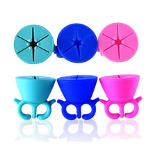 35g Durable Wearable Silicone Stand Polish Bottle Holder Display Rack Ring Fit All Fingers Nail Art Manicure Tool Salon Pro UBY