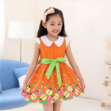 4-9Y New Summer Kids Girls Flower Dress Floral Cute Princess Bow Baby Party DressesUBY