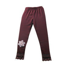 4 Colors Kids Baby Girls Lace Pants Stretch Skinny Leggings Trousers 2-7Y UBY