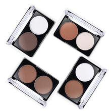 4 Patterns Face Shading Powder Contour Highlighter Bronzer Palette Set Trimming Makeup Face Contour Grooming Pressed Powder UBY