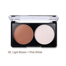 4 Patterns Face Shading Powder Contour Highlighter Bronzer Palette Set Trimming Makeup Face Contour Grooming Pressed Powder UBY