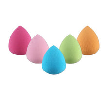 4Pcs Set Makeup Brushes Toothbrush Beauty Blush Oval Brush Foundation Brush Set Cosmetic Puff UBY
