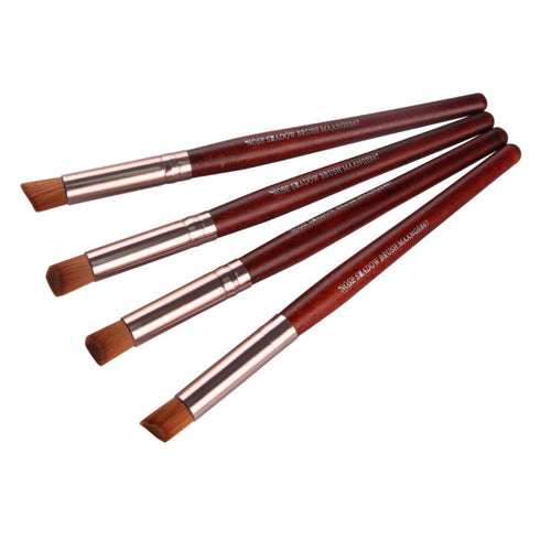 4pcss Pro Eye Brushes Set Eyeshadow Foundation Mascara Blending Pencil Brush Makeup Brusheake up Tool Cosmetic  UBY