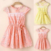 5 Sizes Lovely Baby Kid Girl Lace Floral Princess Dress Party Summer Dresses 1-5Y UBY