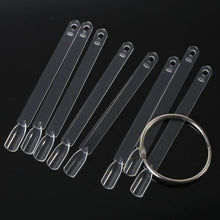 50 Pieces False Display Nail Art Fan Wheel Polish Practice Tip Sticks Design Decor Set  UBY