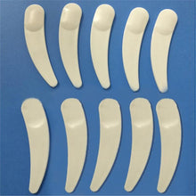 50pcs Mini Cosmetic Spatula Scoop Disposable Mask White Plastic Spoon Makeup Maquillage Tools UBY