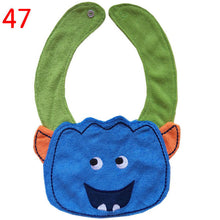 56 Patterns Kids Baby Bibs Animals Waterproof Cotton Saliva Towel Infant Lunch Bib UBY