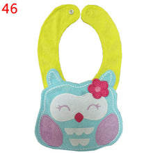 56 Patterns Kids Baby Bibs Animals Waterproof Cotton Saliva Towel Infant Lunch Bib UBY
