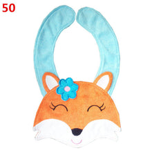 56 Patterns Kids Baby Bibs Animals Waterproof Cotton Saliva Towel Infant Lunch Bib UBY