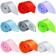 5cm Classic Skinny Slim Ties Solid Color Plain Silk for Men Jacquard Woven Necktie Tie 20 Colors  UBY