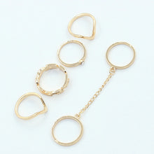 5pcs Set Hot Mid Midi Above Knuckle Ring Band Gold Silver Tip Finger Stacking UBY