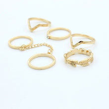 5pcs Set Hot Mid Midi Above Knuckle Ring Band Gold Silver Tip Finger Stacking UBY