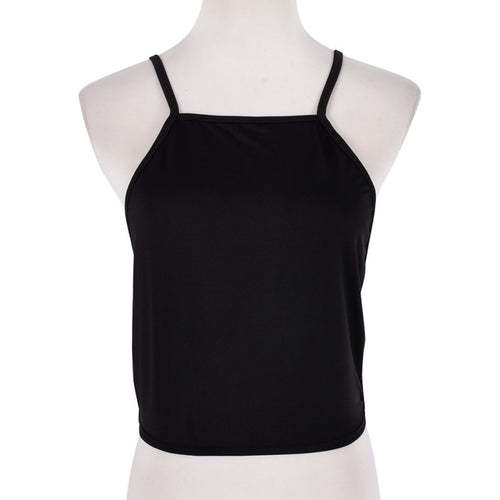 6 Colors All-match Sexy Backless Bandage Halter Crop Top Women Summer Fashion Candy Short Camis Cropped Bustier Top Lisa's Store UBY