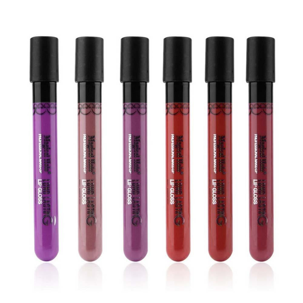 6 colors Set Long Lasting Waterproof Matte Lip Liquid Pencil Lipsticks Lip Gloss Makeup Hot LZH7 UBY