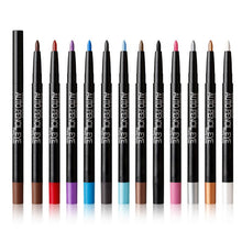 12 Colors Eyeshadow Eyeliner Pen Highlights Natural Long Lasting Waterproof Eye Shadow Pencil For Ladies Cosmetic Makeup Set UBY