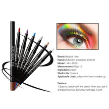 12 Colors Eyeshadow Eyeliner Pen Highlights Natural Long Lasting Waterproof Eye Shadow Pencil For Ladies Cosmetic Makeup Set UBY