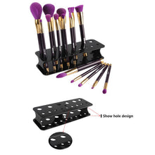 15 Hole Drying Rack Organizer Shelf Square Makeup Brush Holder Make Up Cosmetic Brush Holder Tools UBY