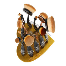 15 Hole Drying Rack Organizer Shelf Square Makeup Brush Holder Make Up Cosmetic Brush Holder Tools UBY