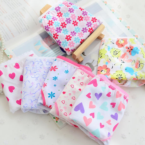 6pcss /Pack Style Baby Girls Cotton Panties Girl Kids Short Underwear Briefs Children Underpants UBY