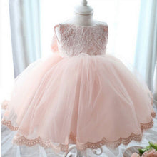 Baby Girl Dress Baptism Dresses For Girls Infant 1-6 Year Birthday Party Lace Bowknot Dress for Kids Girl Vestidos LL4 UBY