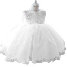 Baby Girl Dress Baptism Dresses For Girls Infant 1-6 Year Birthday Party Lace Bowknot Dress for Kids Girl Vestidos LL4 UBY