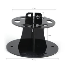 Cosmetic Shelf Rack Toothbrush Makeup Brush Organizer Acrylic 6 Hole Oval Makeup Brush Holder For Stand Drying Brush UBY