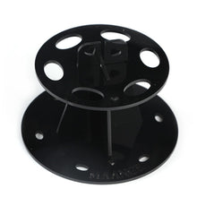 Cosmetic Shelf Rack Toothbrush Makeup Brush Organizer Acrylic 6 Hole Oval Makeup Brush Holder For Stand Drying Brush UBY