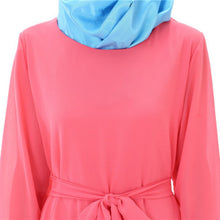 Women Chiffon Long Sleeve LKaftan Abaya Jilbab Islamic Muslim Cocktail ong Dress UBY