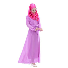 Women Chiffon Long Sleeve LKaftan Abaya Jilbab Islamic Muslim Cocktail ong Dress UBY