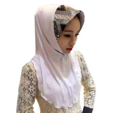 Women Soft Full Cover Scarf Paillette Embroider Linen Caps Islamic Shawls Hijab Muslim Headwear Y80 UBY