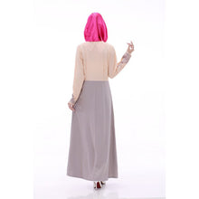 Women's Party Muslim Abaya Jilbab Islamic Maxi Dress Cocktail Long Sleeve Dress UBY