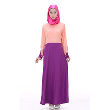 Women's Party Muslim Abaya Jilbab Islamic Maxi Dress Cocktail Long Sleeve Dress UBY