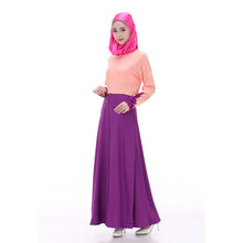 Women's Party Muslim Abaya Jilbab Islamic Maxi Dress Cocktail Long Sleeve Dress UBY