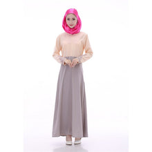 Women's Party Muslim Abaya Jilbab Islamic Maxi Dress Cocktail Long Sleeve Dress UBY