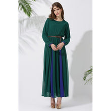 Elegant Women Long Chiffon Dress Vintage Kaftan Jilbab Islamic Muslim Abaya Cocktail Party Y6 UBY