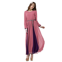 Elegant Women Long Chiffon Dress Vintage Kaftan Jilbab Islamic Muslim Abaya Cocktail Party Y6 UBY