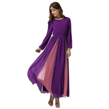 Elegant Women Long Chiffon Dress Vintage Kaftan Jilbab Islamic Muslim Abaya Cocktail Party Y6 UBY