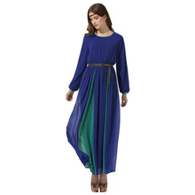 Elegant Women Long Chiffon Dress Vintage Kaftan Jilbab Islamic Muslim Abaya Cocktail Party Y6 UBY