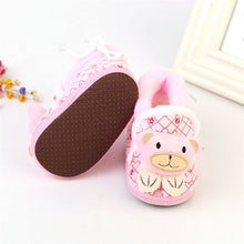Baby Snow Boots Toddler shoes Baby Girl Shoes Knitted Cartoon Bear Infant born Baby Shoes Footwear LL4 UBY